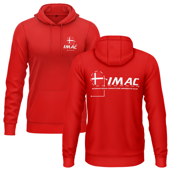 IMAC Denmark Hoodie Hoodie RC-WEAR Red-White XS