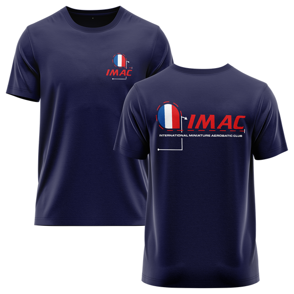 IMAC France Shirt Shirt RC-WEAR Navy-Red XS
