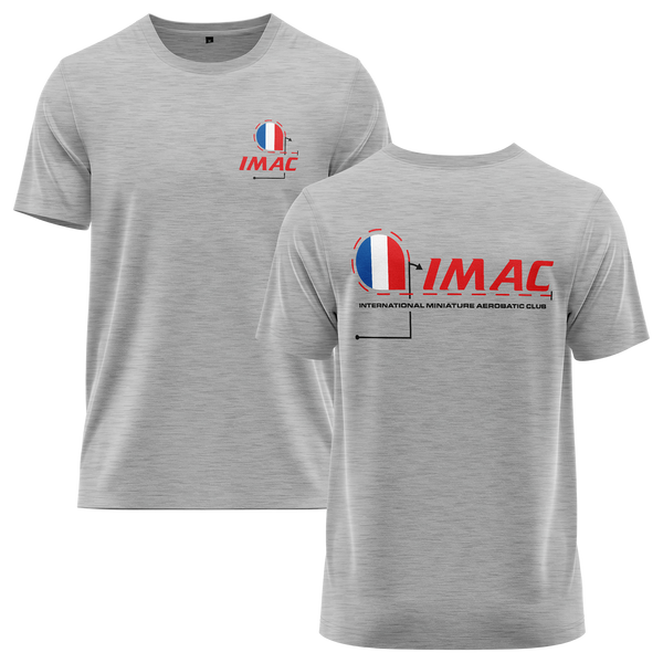 IMAC France Shirt Shirt RC-WEAR Grey-Red XS