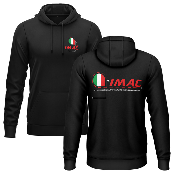 IMAC Italia Hoodie Hoodie RC-WEAR Black-Red XS