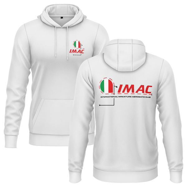 IMAC Italia Hoodie Hoodie RC-WEAR White-Red XS