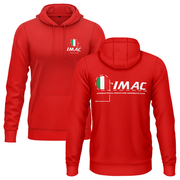 IMAC Italia Hoodie Hoodie RC-WEAR Red-White XS