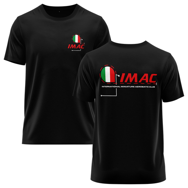 IMAC Italia Shirt Shirt RC-WEAR Black-Red XS