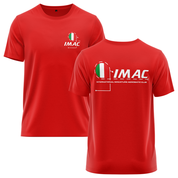 IMAC Italia Shirt Shirt RC-WEAR Red-White XS