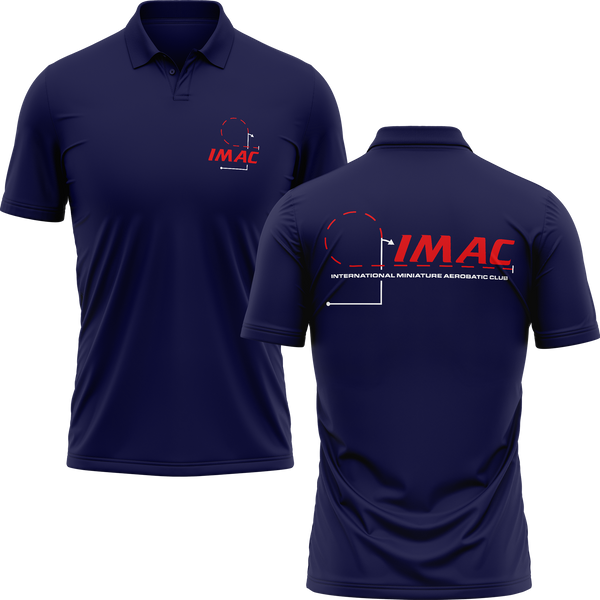 IMAC Aerobatic Club polo shirt for aerobatics fans – Navy