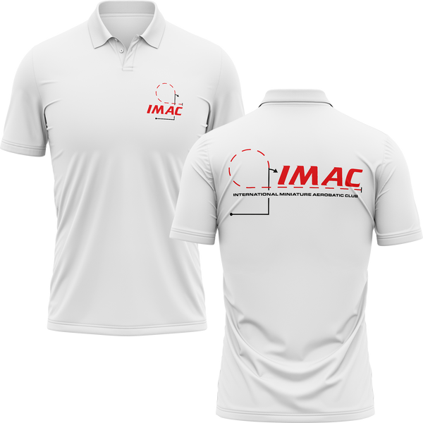IMAC Aerobatic Club polo shirt for aerobatics fans – White