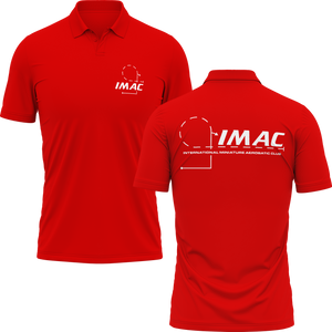 IMAC Aerobatic Club Poloshirt für Kunstflug-Fans – Rot