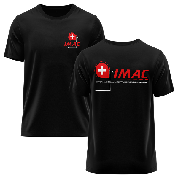 IMAC Switzerland Shirt Shirt RC-WEAR Black-Red XS