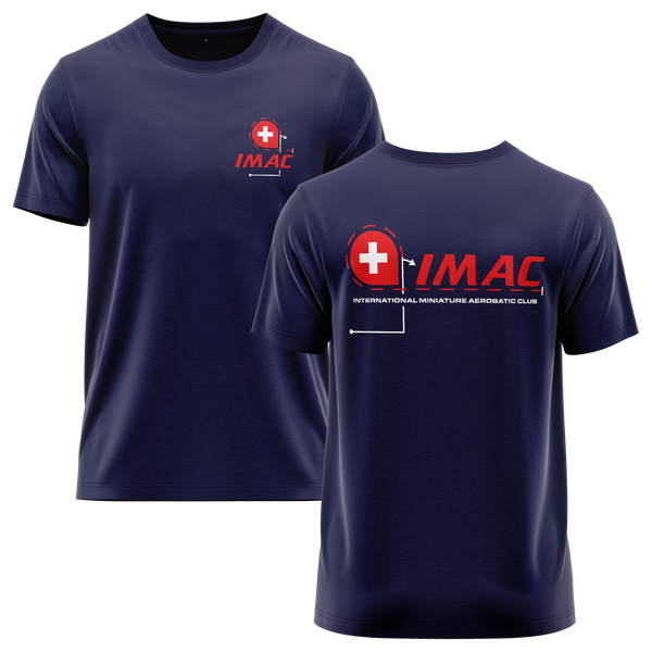 IMAC Switzerland Shirt Shirt RC-WEAR Navy-Red XS