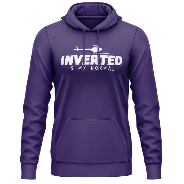 Inverted is my normal Hoodie Hoodie RC-WEAR Violet-White XS