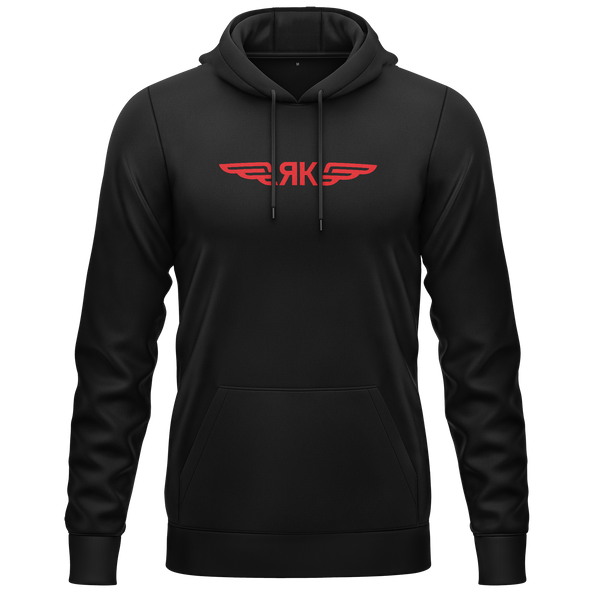 Jakowlew Logo Hoodie für Flugmodellpiloten – Schwarz