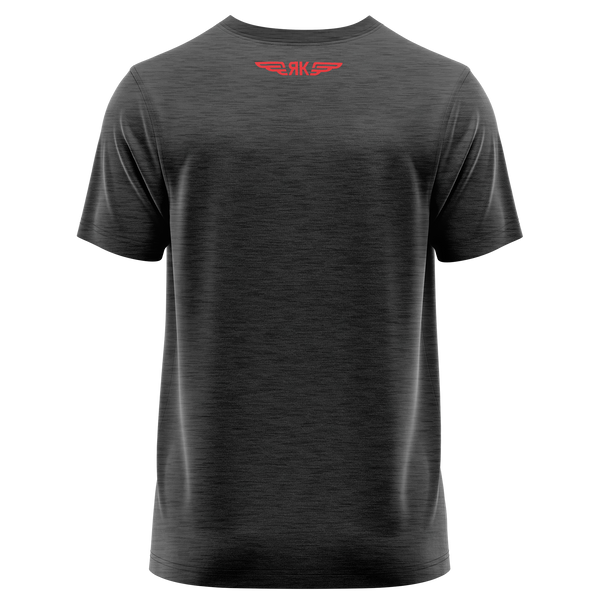 Jakowlew Logo Shirt für Flugmodellpiloten – Anthrazit, Rückseite