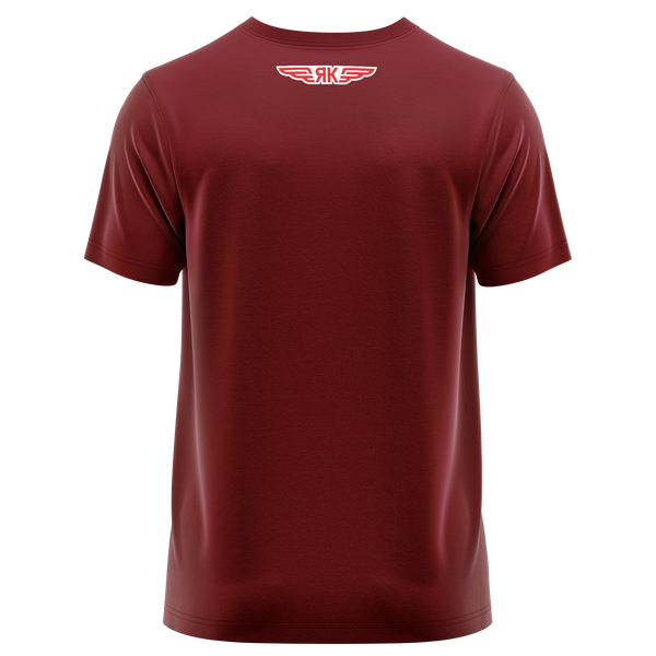 Jakowlew Logo Shirt für RC-Piloten – Bordeaux, Rückseite