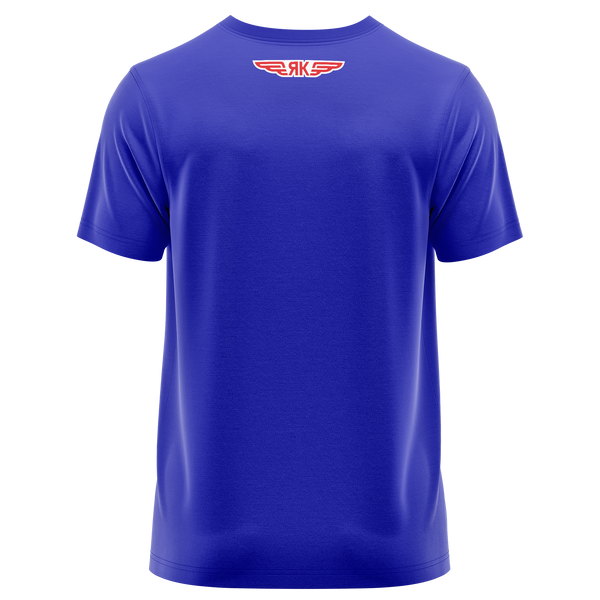 Jakowlew Logo Shirt für RC-Piloten – Blau, Rückseite