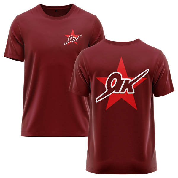 Yak Star Shirt für Flugmodellpiloten – Bordeaux
