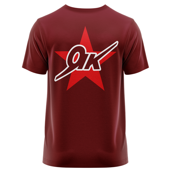 Yak Star Shirt für Flugmodellpiloten – Bordeaux, Rückseite