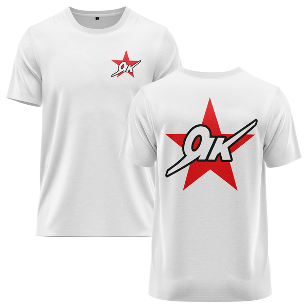 Yak Star Shirt für Modellflieger – Weiß