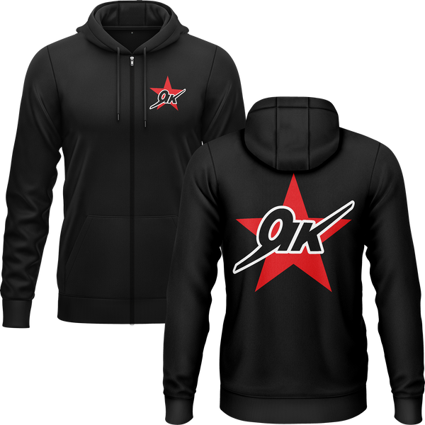 Yak Star Zip-Hoodie für Flugmodellpiloten – Schwarz