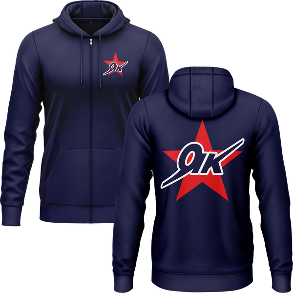 Yak Star Zip-Hoodie für Flugmodellpiloten – Navy