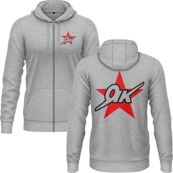 Yak Star Zip-Hoodie für Modellflieger – Grau