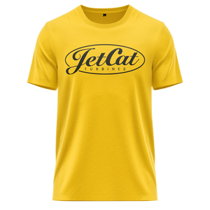 JetCat Badge Shirt (C) Shirt RC-WEAR Yellow-Black XS