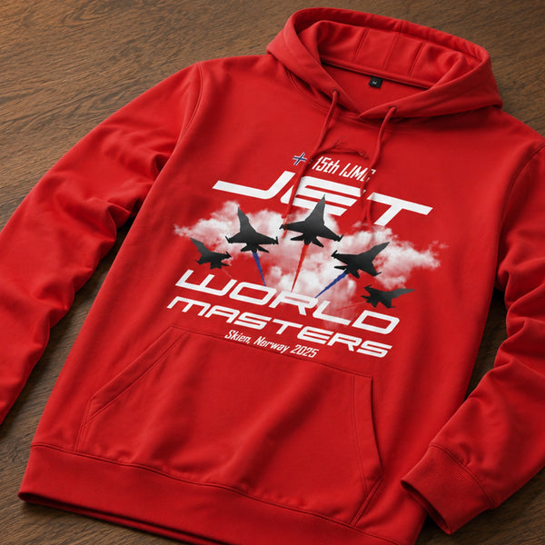 Jet World Cup 2025 Norway - Official Hoodie OUTLET (Red)