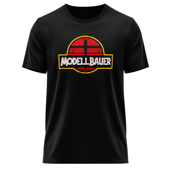Jurassic Modellbauer Park Shirt Shirt RC-WEAR Black-Red XS
