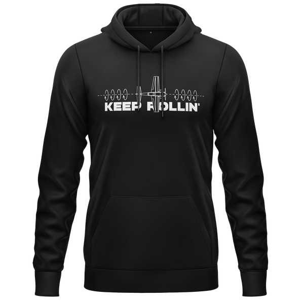 Keep Rollin' 3D Plane Hoodie