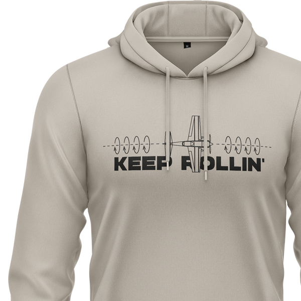 Keep Rollin' 3D Plane Hoodie