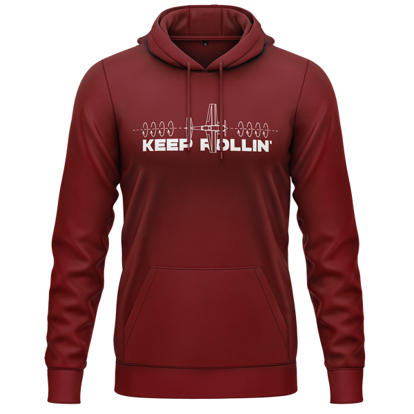 Keep Rollin' 3D Plane Hoodie