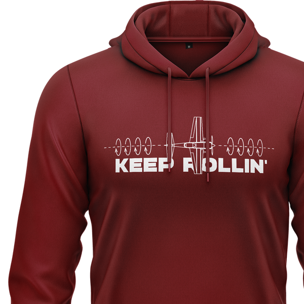 Keep Rollin' 3D Plane Hoodie