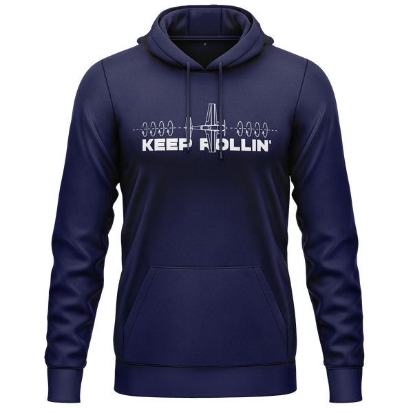 Keep Rollin' 3D Plane Hoodie