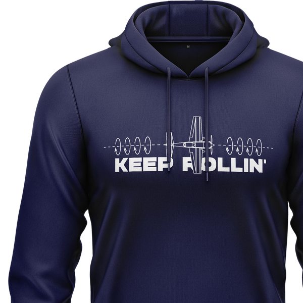 Keep Rollin' 3D Plane Hoodie