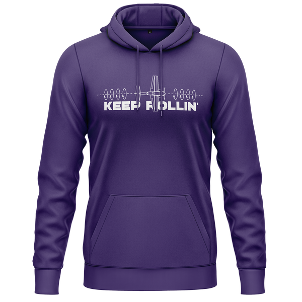 Keep Rollin' 3D Plane Hoodie