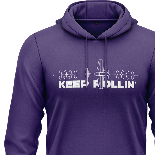 Keep Rollin' 3D Plane Hoodie