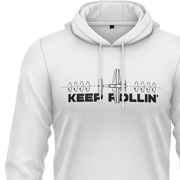 Keep Rollin' 3D Plane Hoodie