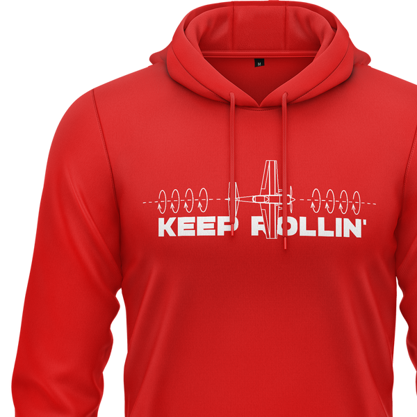 Keep Rollin' 3D Plane Hoodie