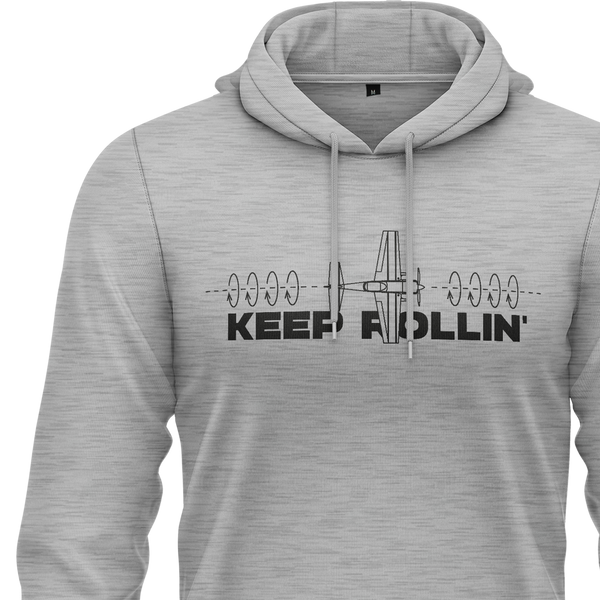 Keep Rollin' 3D Plane Hoodie