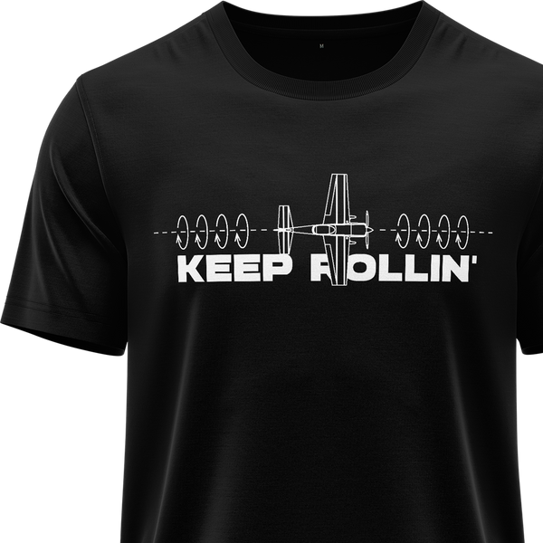 Keep Rollin' 3D Plane Shirt