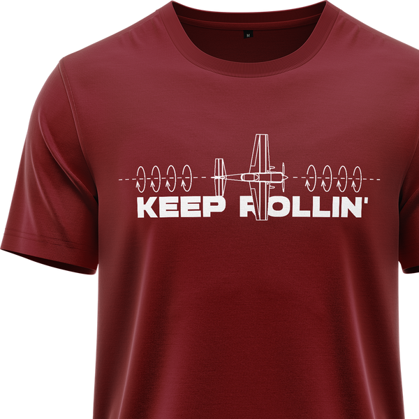 Keep Rollin' 3D Plane Shirt