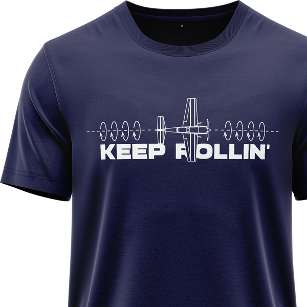 Keep Rollin' 3D Plane Shirt