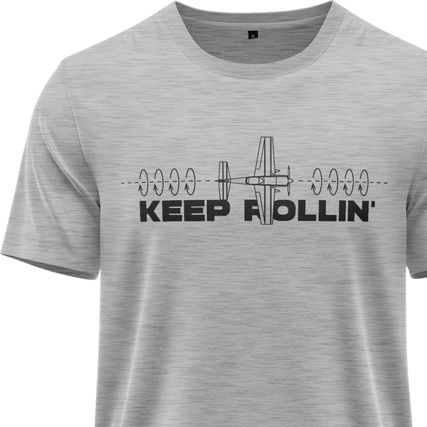 Keep Rollin' 3D Plane Shirt