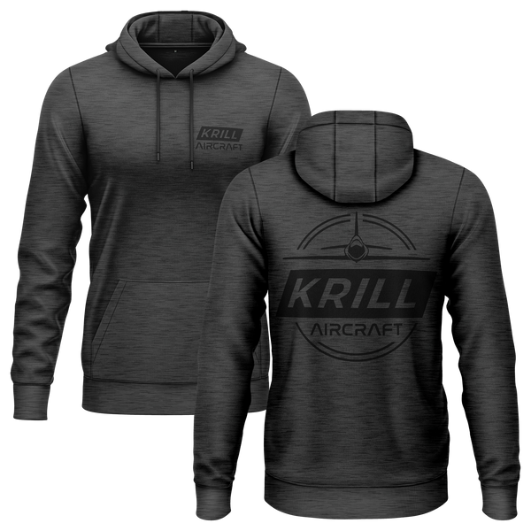 Krill Aircraft Badge Hoodie Hoodie RC-WEAR Anthracite-Black XS