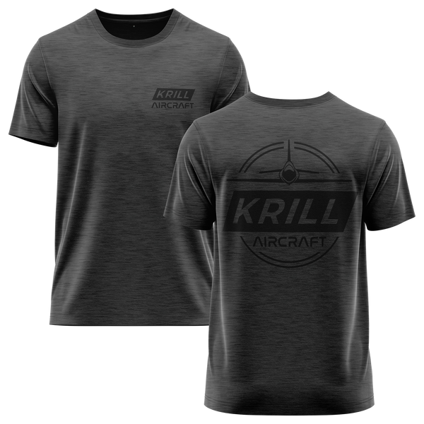 Krill Aircraft Badge Shirt Shirt RC-WEAR Anthracite-Black XS