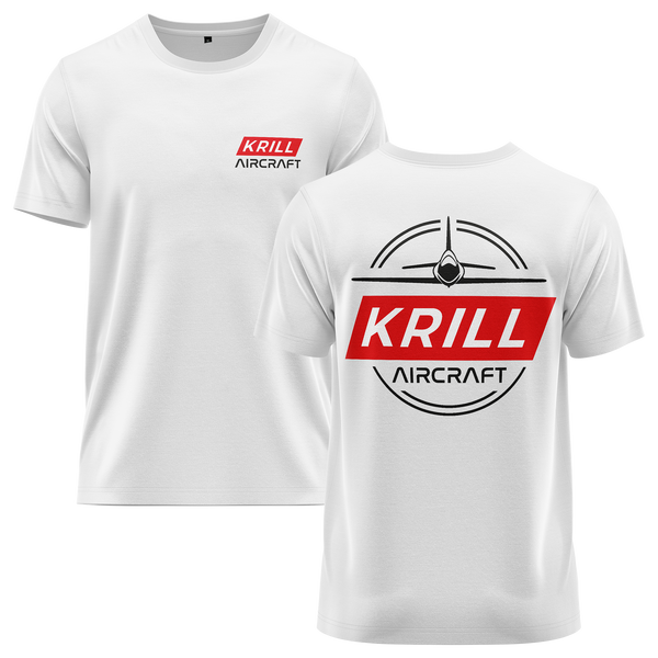 Krill Aircraft Badge Shirt Shirt RC-WEAR White-Red XS