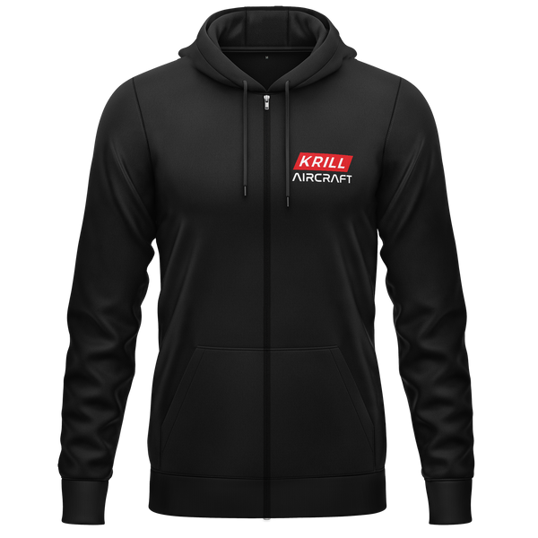 Krill Aircraft Badge Zip Hoodie
