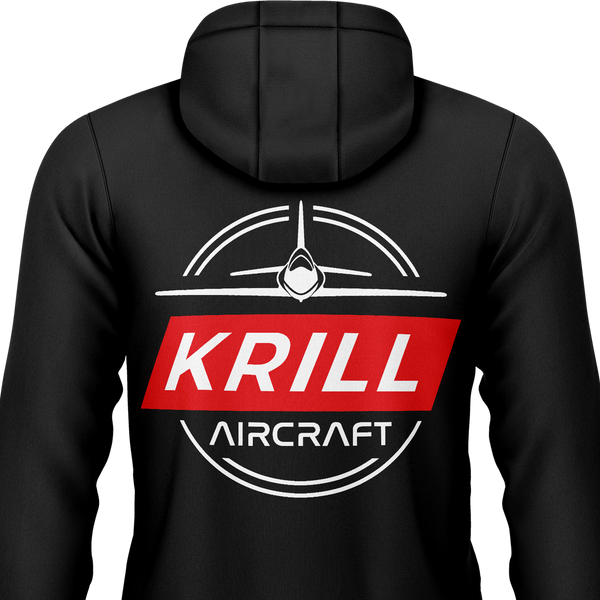 Krill Aircraft Badge Zip Hoodie