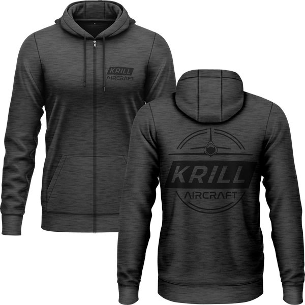 Krill Aircraft Badge Zip Hoodie