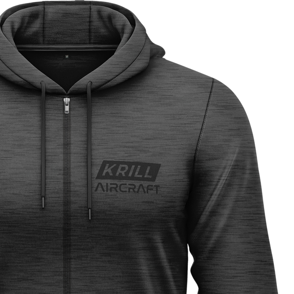 Krill Aircraft Badge Zip Hoodie
