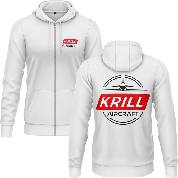 Krill Aircraft Badge Zip Hoodie